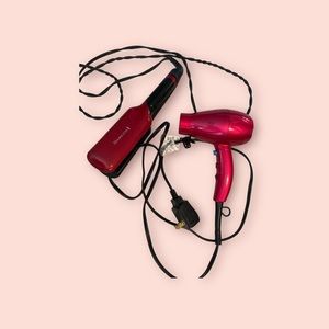 STRAIGHTENER AND HAIR DRYER BUNDLE
